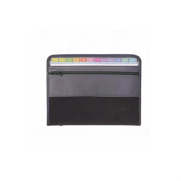 A4 Double Zipper Accordion File Folder Pouch Organizer