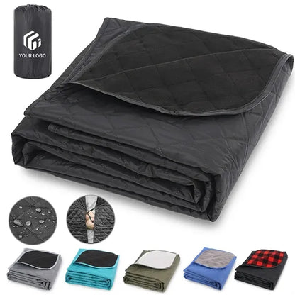 Outdoor beach hiking stadium park waterproof camping blanket