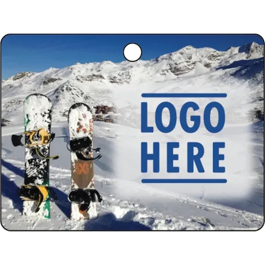 1/4" Recycled Wood Ornaments-Snowboards