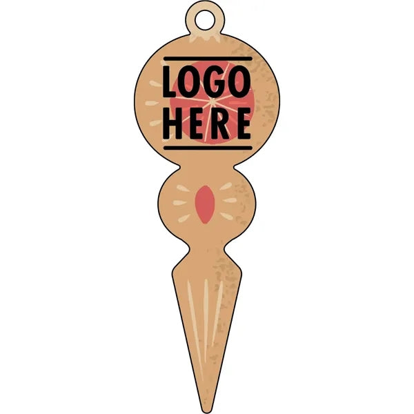 1/4" Recycled Wood Ornaments-Ornament Shape 6