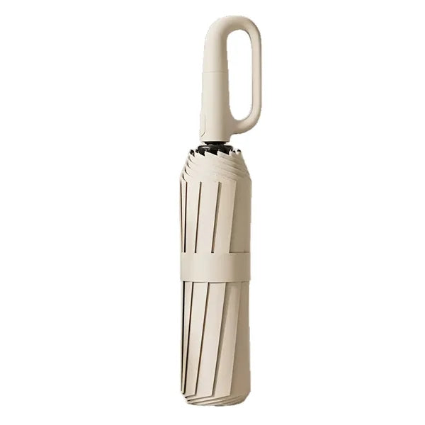 Duty Windproof Folding Umbrella Hook Handle Storm Resistant