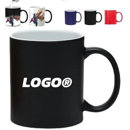 11oz Heat Sensitive Color Changing Mug With Logo Promotional