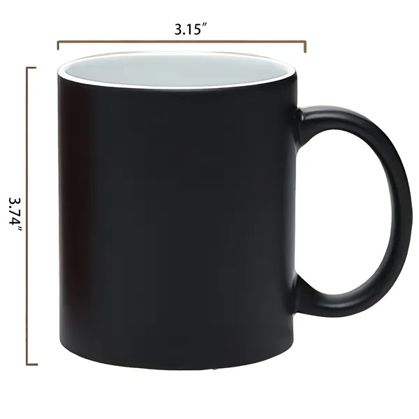11oz Heat Sensitive Color Changing Mug With Logo Promotional