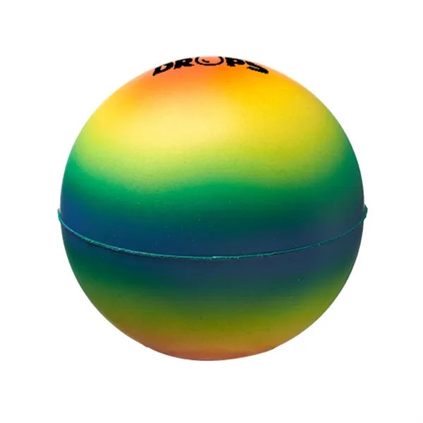 Rainbow Reliever with Custom Logo Stress Balls