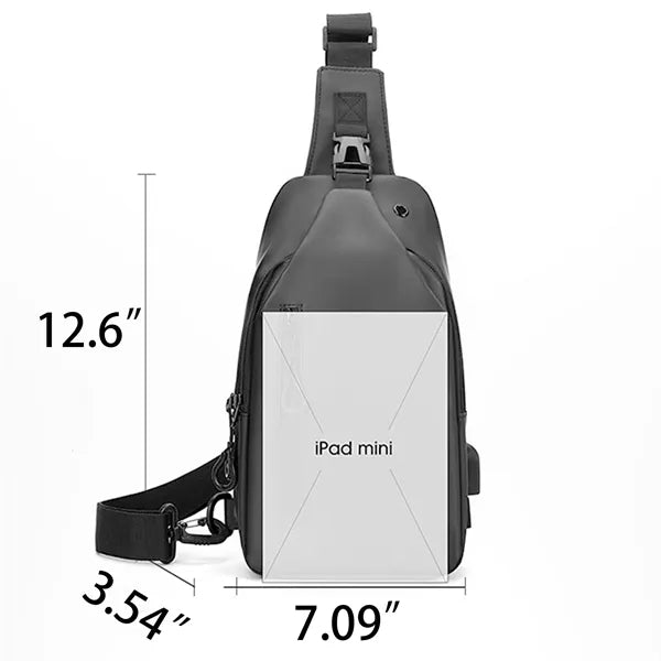 Waterproof Sling Crossbody Bag Lightweight Travel Pack