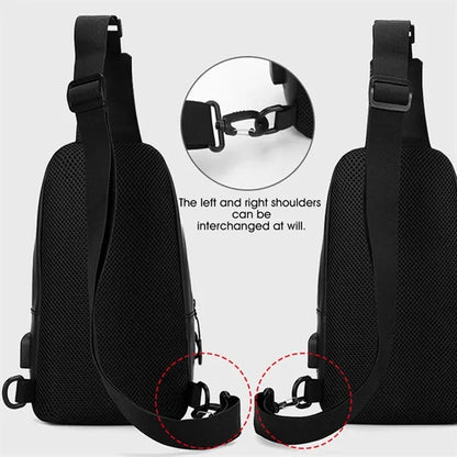 Waterproof Sling Crossbody Bag Lightweight Travel Pack
