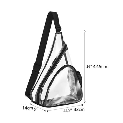 Clear Sling Backpack for Stadium & Security Access