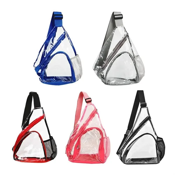 Clear Sling Backpack for Stadium & Security Access