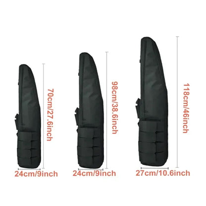 Durable Padded Rifle Case with Multiple Pockets