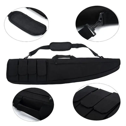 Durable Padded Rifle Case with Multiple Pockets