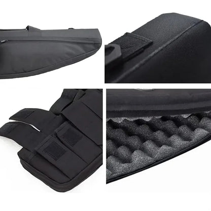 Durable Padded Rifle Case with Multiple Pockets