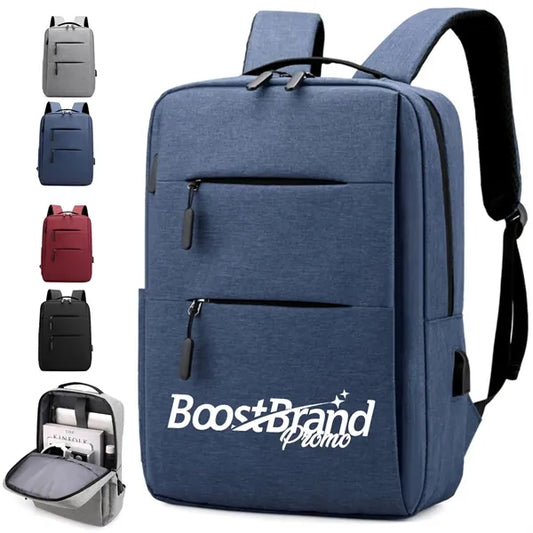 Multi-Pocket Commuter Backpack with USB Charging