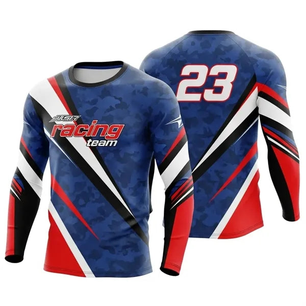 Full Color Sublimated Custom Unisex Long Sleeves T-Shirt