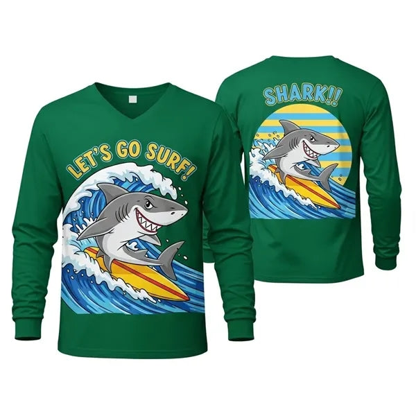 Full Color Sublimated Custom Unisex Long Sleeves T-Shirt
