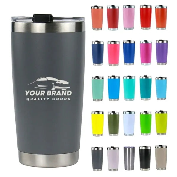 20oz Stainless Steel Insulated Tumblers Travel Mugs with Lid