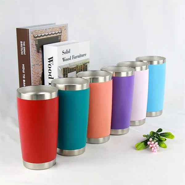 20oz Stainless Steel Insulated Tumblers Travel Mugs with Lid