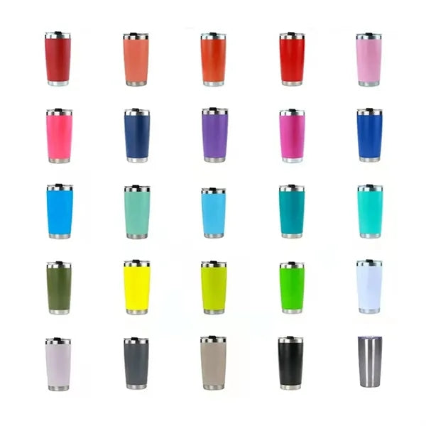 20oz Stainless Steel Insulated Tumblers Travel Mugs with Lid