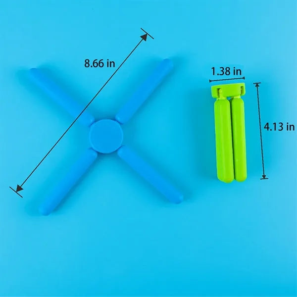 MIni Foldable Silicone Trivets Portable Coasters