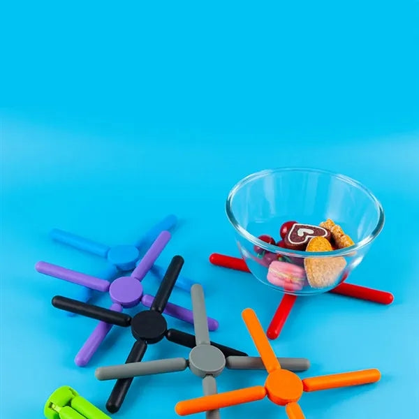 MIni Foldable Silicone Trivets Portable Coasters