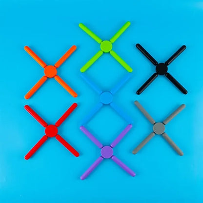 MIni Foldable Silicone Trivets Portable Coasters