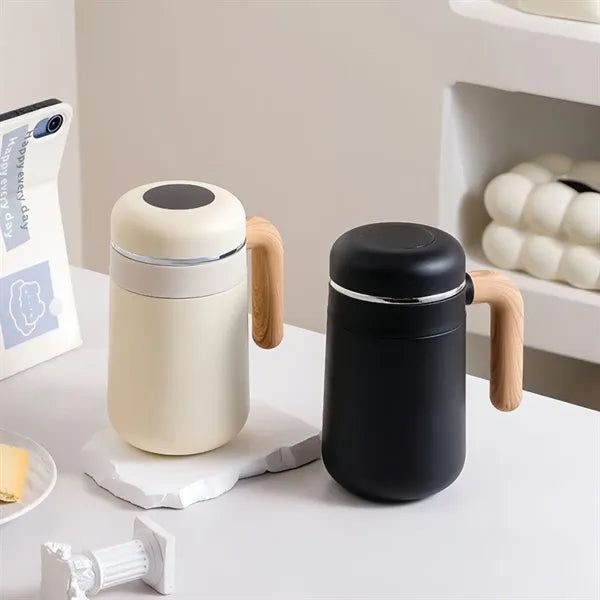16oz Stainless Steel Tumbler with Handle