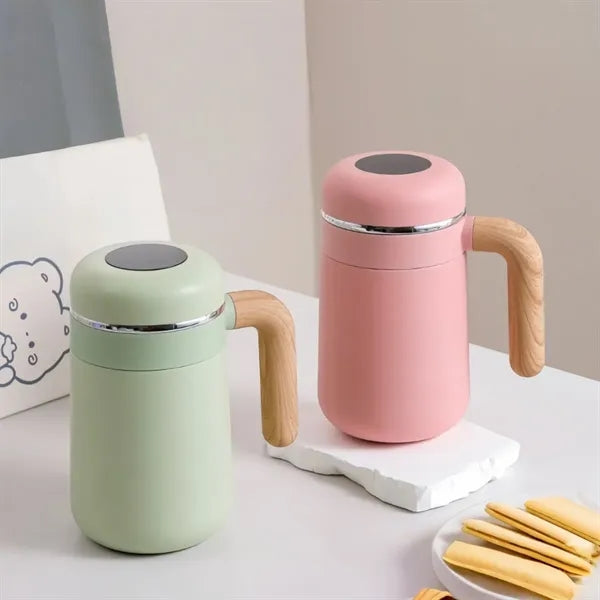 16oz Stainless Steel Tumbler with Handle