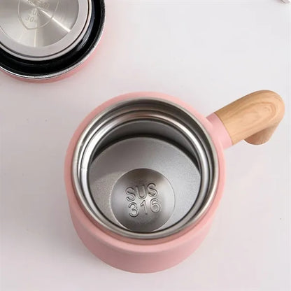 16oz Stainless Steel Tumbler with Handle