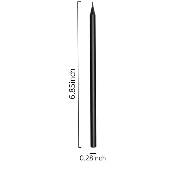 Round Black Wood Pencil