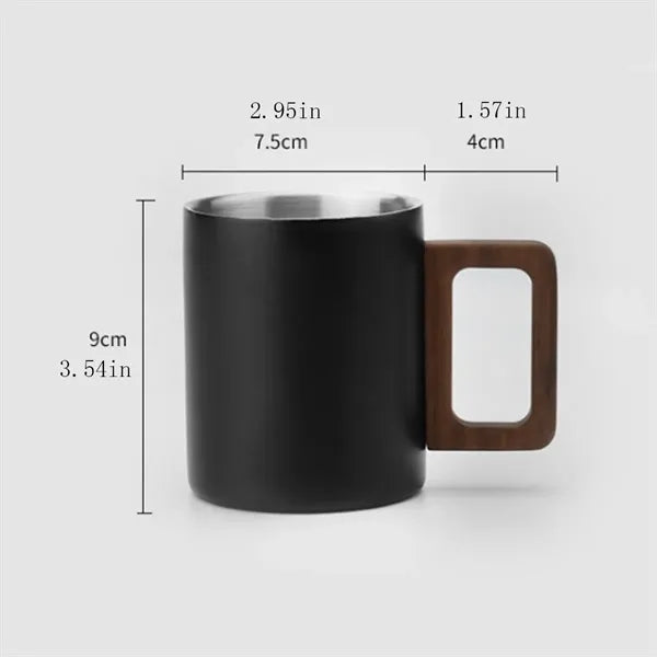 8.45oz Stainless Steel Vintage Creative Camping Beer Mug