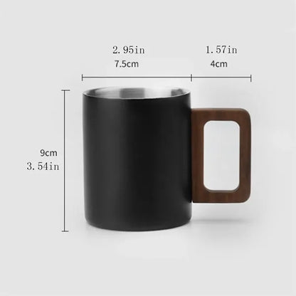 8.45oz Stainless Steel Vintage Creative Camping Beer Mug