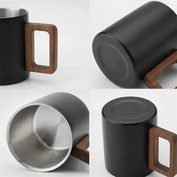 8.45oz Stainless Steel Vintage Creative Camping Beer Mug