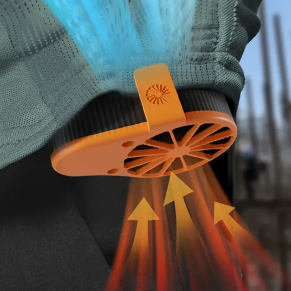 4800mAh Mini Portable USB Rechargeable Mute Waist Clip Fan