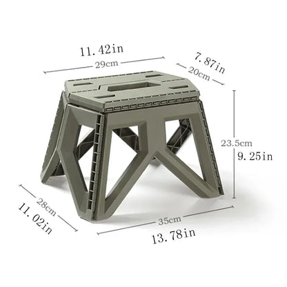 Outdoor Portable Thickened Plastic Tactical Folding Bench