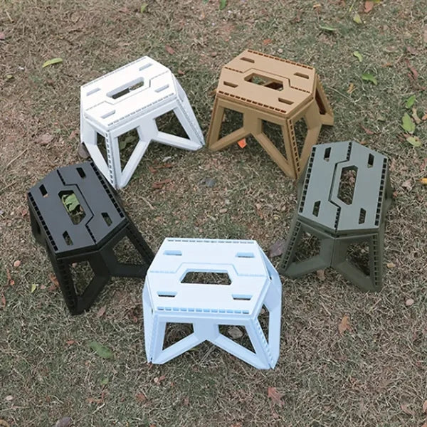 Outdoor Portable Thickened Plastic Tactical Folding Bench