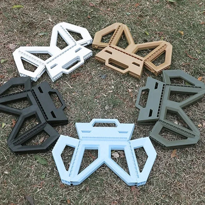 Outdoor Portable Thickened Plastic Tactical Folding Bench