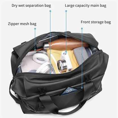 30L Sports Travel Backpack Dry Wet Separation Fitness Bag