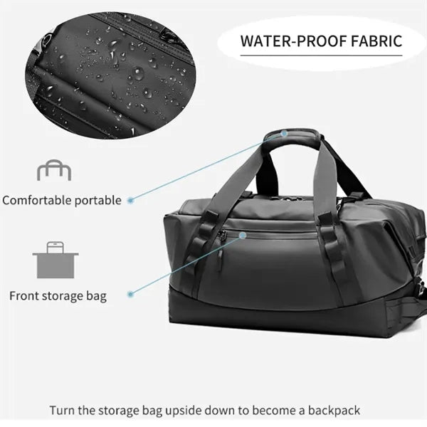 30L Sports Travel Backpack Dry Wet Separation Fitness Bag
