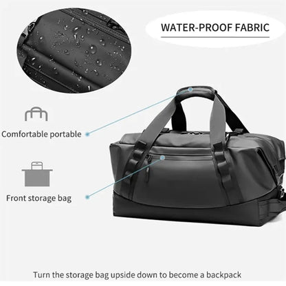 30L Sports Travel Backpack Dry Wet Separation Fitness Bag