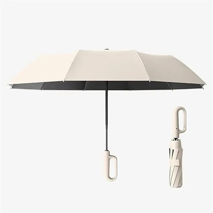 Portable Outdoor Ring Buckle Automatic Folding Umbrella