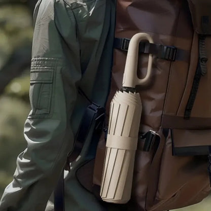 Portable Outdoor Ring Buckle Automatic Folding Umbrella