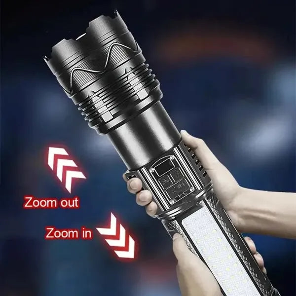 10000mAh Ultra Bright LED Torch Flashlights W/Shoulder Strap