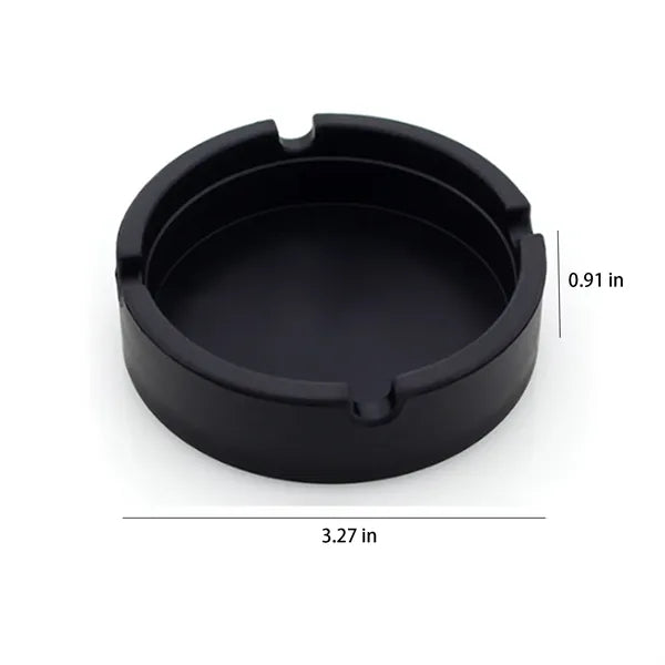 Creative Soft Silicone Round Ashtray Heat Resistant Colorful
