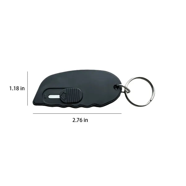 Mini Retractable Keychain Cutter Box Opener Utility Knife