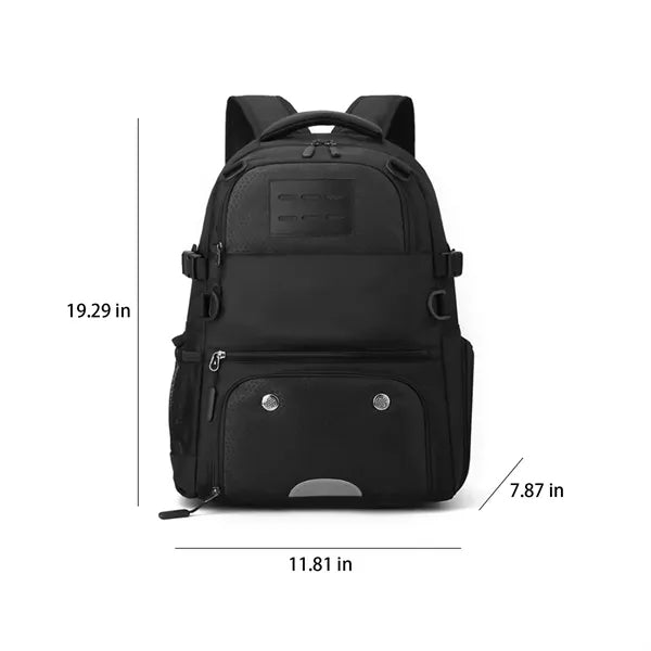 Large Sports Backpack With Ball Holder Shoe Compartment