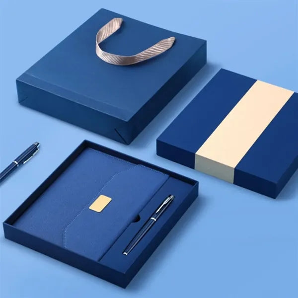 Luxury A5 Notebook Gift Set With Pen Magnetic Fold Journal