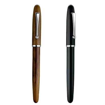Custom Wooden Fountain Pen Metal Clip  Writing Gift Item