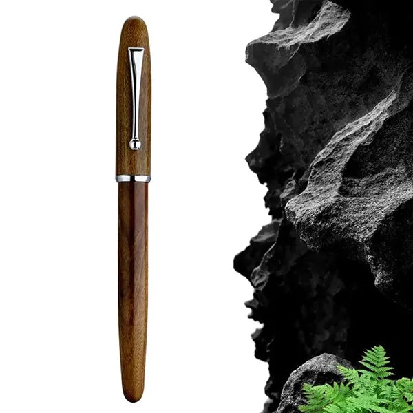 Custom Wooden Fountain Pen Metal Clip  Writing Gift Item