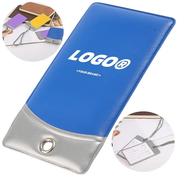 Writable Luggage Tag With String PU Paper ID Label  Travel