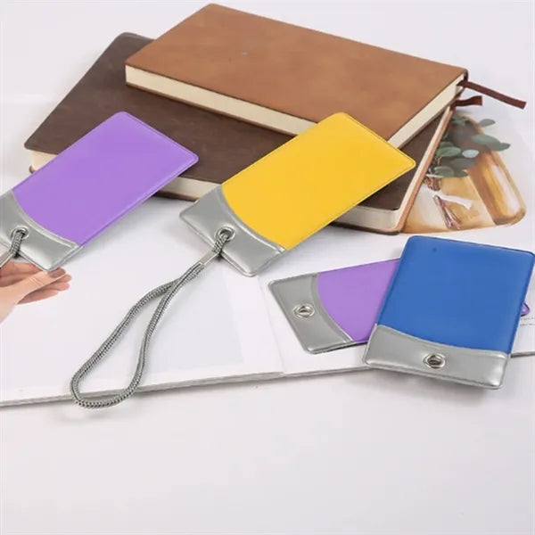 Writable Luggage Tag With String PU Paper ID Label  Travel