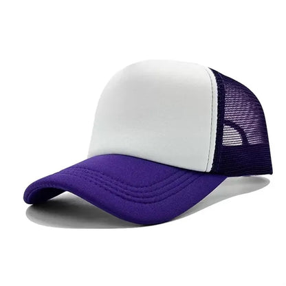 Custom Mesh Trucker Hat Front Panel Adjustable Snapback Cap